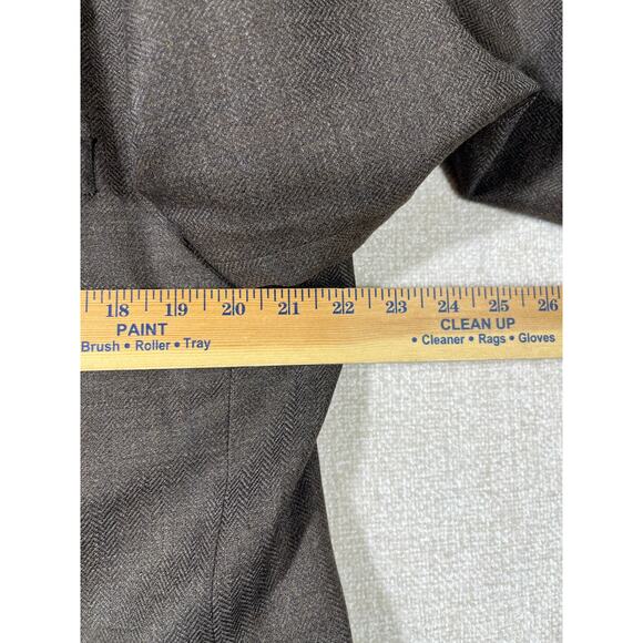 Jos. A. Banks Men’s 46R Brown 100% Wool 2-Button Blazer Sport Coat Office Jacket - Picture 6 of 8
